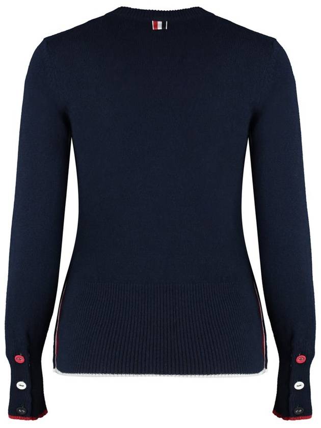 Thom Browne Virgin Wool Crew-Neck Sweater - THOM BROWNE - BALAAN 2