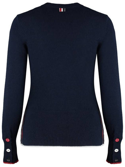 Thom Browne Virgin Wool Crew-Neck Sweater - THOM BROWNE - BALAAN 2