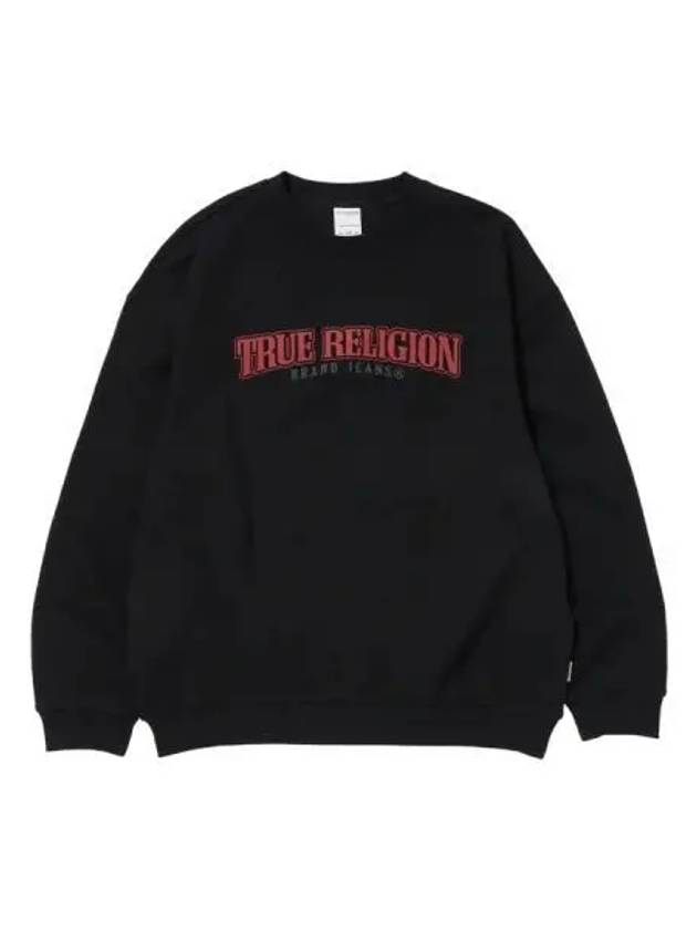 True Religion Arch Logo Crew Neck Black - TRUE RELIGION - BALAAN 1