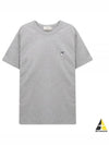 Grey Fox Head Patch Classic Short Sleeve T-Shirt Light Blue - MAISON KITSUNE - BALAAN 2