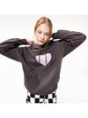 HEART GEMSTONE HOODIE CHARCOAL - ASCENTCITY - BALAAN 1