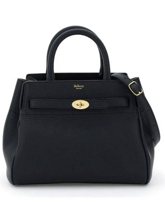 Small Belted Bayswater Tote Bag Black - MULBERRY - BALAAN 2