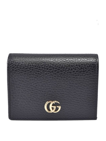 Women s Marmont Leather Card Case Wallet 456126 - GUCCI - BALAAN 1