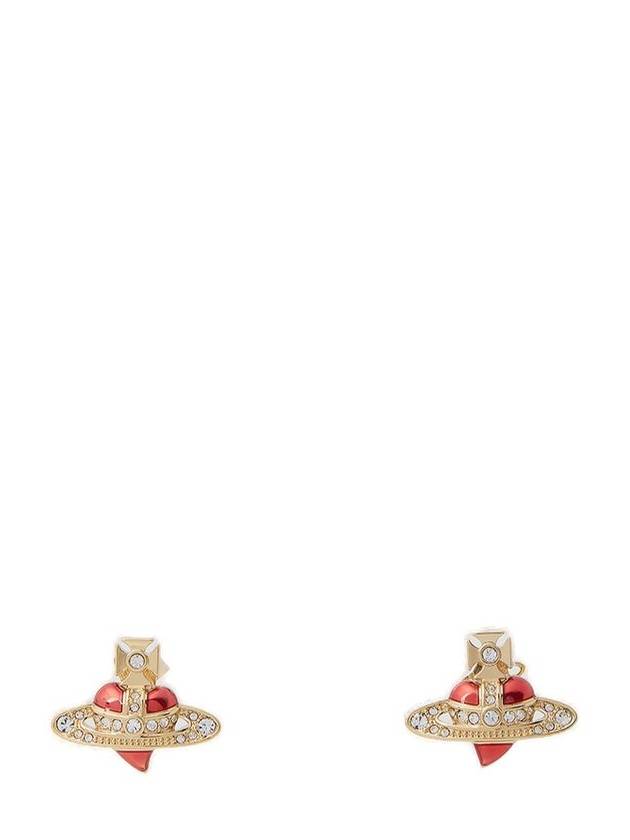 New Diamante Heart Earrings - VIVIENNE WESTWOOD - BALAAN 1