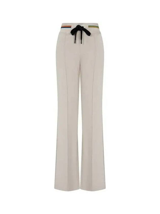 Women s Waist Striped Flare Pants Beige 270193 - PAUL SMITH - BALAAN 1