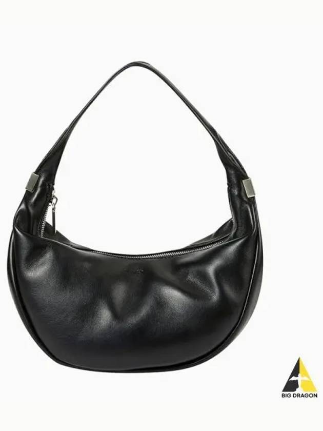 Jin CK ACC Women s Pinched Soft Crescent Mini Hobo Bag 4F3010GUB1 Black - CALVIN KLEIN - BALAAN 1