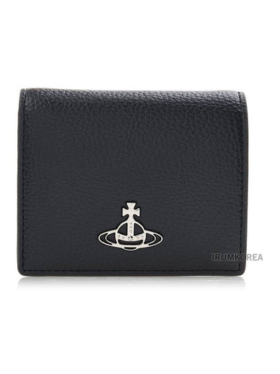 ORB Logo Plaque Half Wallet Black - VIVIENNE WESTWOOD - BALAAN 2