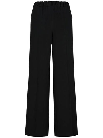 P.A.R.O.S.H. 'Soiree' Black Silk Blend Trousers - P.A.R.O.S.H. - BALAAN 1