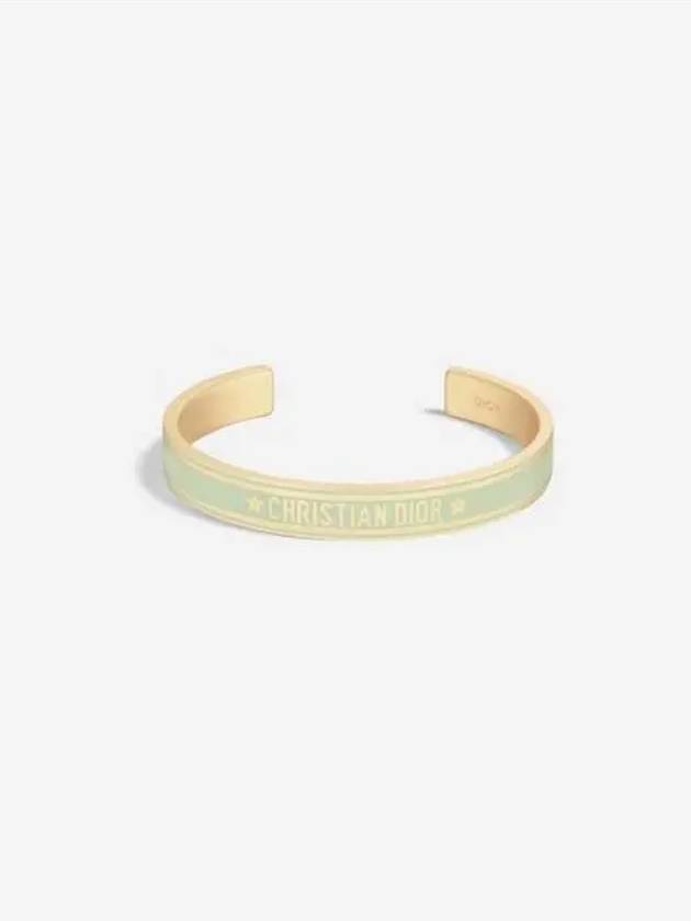 Cord Bangle Bracelet Gold Mint - DIOR - BALAAN 3