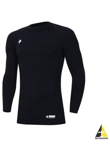 BASEBALL SN121ZTL21 Long Sleeve Crew Neck Undershirt Navy - DESCENTE - BALAAN 1