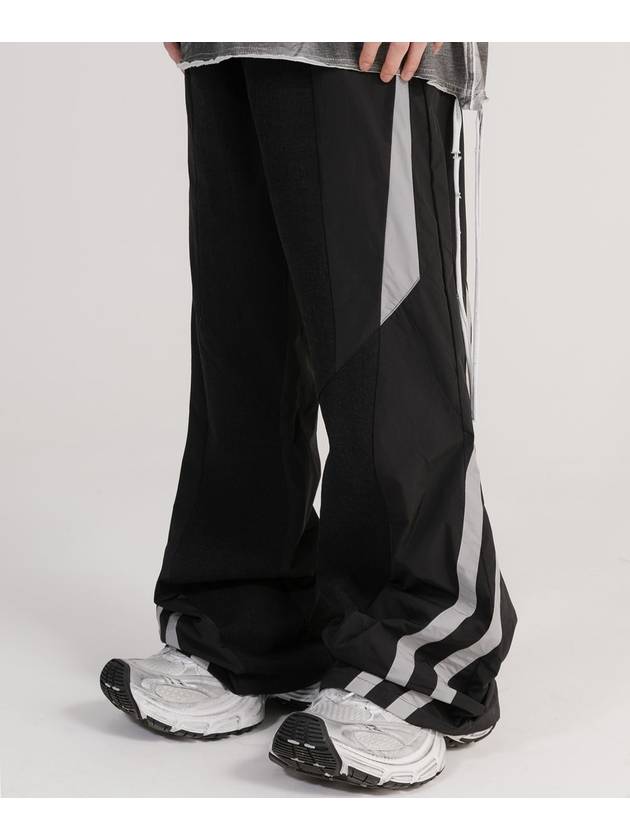 Hybrid Denim Track Pants Black - FLAVORISM - BALAAN 2