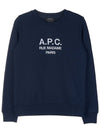 Women's Tina Logo Sweat Sweatshirt Navy - A.P.C. - BALAAN 2