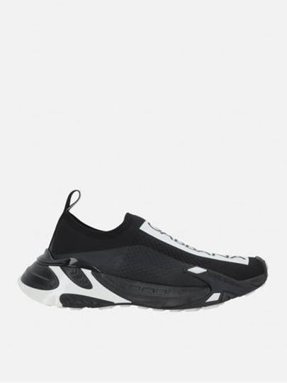 Stretch Mesh Slip-On Low Top Sneakers Black - DOLCE&GABBANA - BALAAN 2