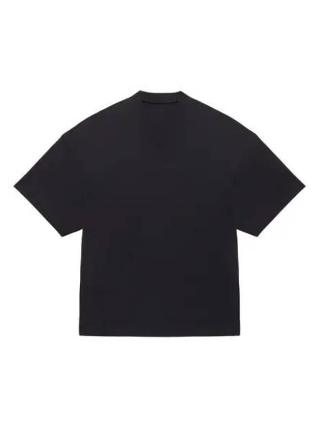 adidas FEAR OF GOD Athletics V neck short sleeve t shirt black - ADIDAS - BALAAN 1