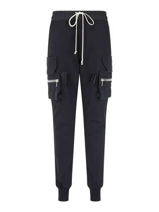 WOMEN Mastodon Cargo Jogger Pants Black - RICK OWENS - BALAAN 1