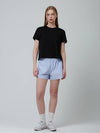 Essential Round Short Sleeve T-Shirt Black - PINBLACK - BALAAN 4