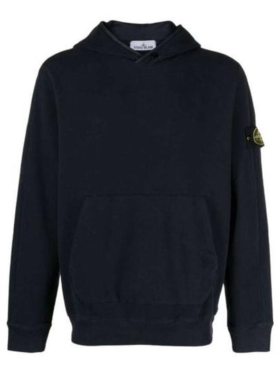 Compass Logo Patch Hoodie Navy - STONE ISLAND - BALAAN 2