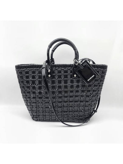 Bistro Strap Basket Small Tote Bag Black - BALENCIAGA - BALAAN 2