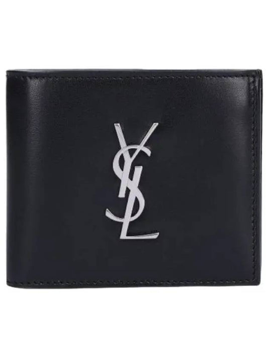 monogram wallet black - SAINT LAURENT - BALAAN 1