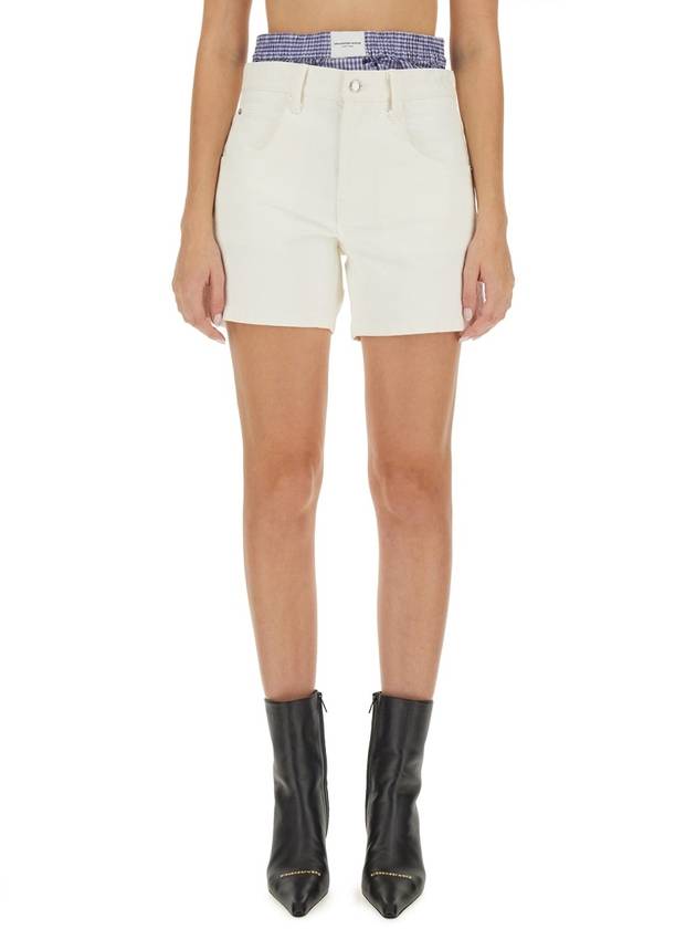 HIGH-WAISTED BOXER SHORTS - ALEXANDER WANG - BALAAN 1