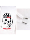 Skull Printing Hoodie White - DSQUARED2 - BALAAN 6