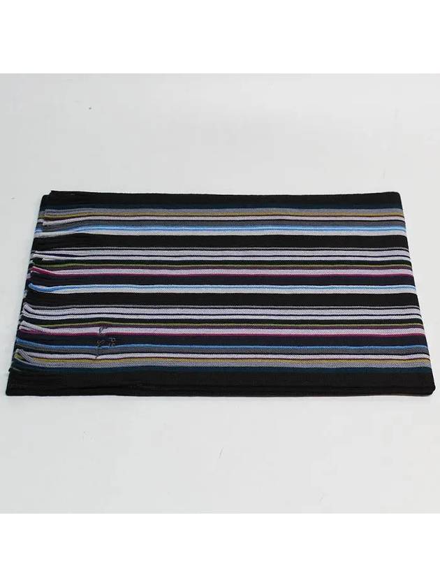 PS Bi Muffler Scarf M2A 151F N146 76 SLATE - PAUL SMITH - BALAAN 3