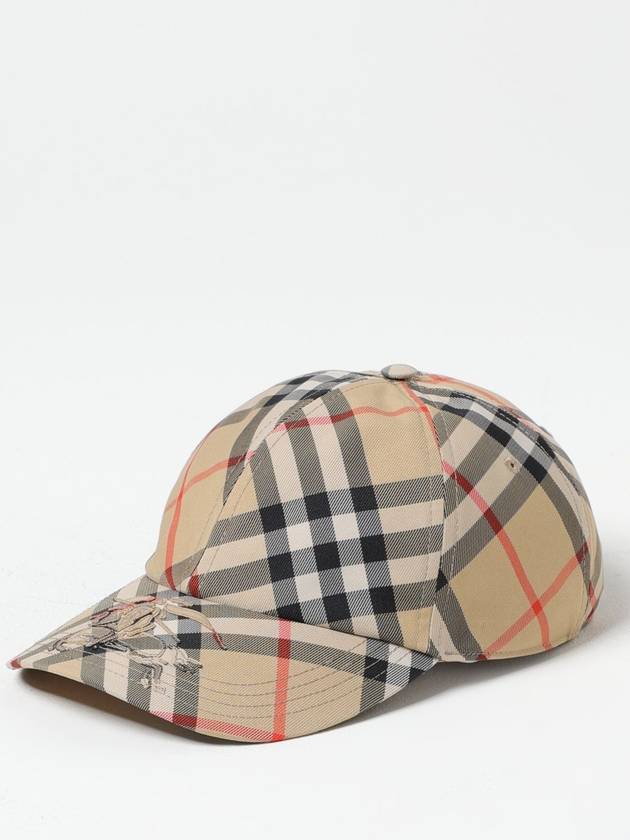 Log Check Ball Cap Beige - BURBERRY - BALAAN 2