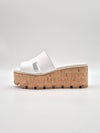 Eze 30 Calfskin Sandals White - HERMES - BALAAN 2