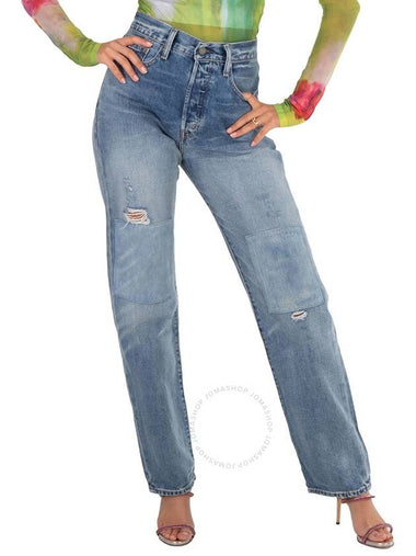 Polo Ralph Lauren Ladies Kevah Wash Straight-Leg Denim Jeans, Waist Size 25R - POLO RALPH LAUREN - BALAAN 1