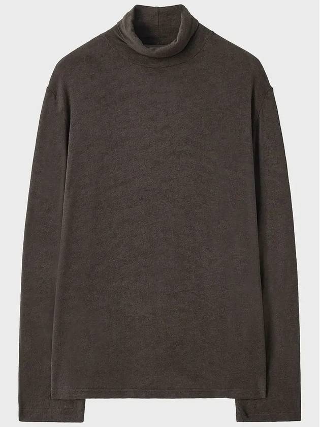 Wool Silky Turtleneck Brown - NOIRER - BALAAN 3