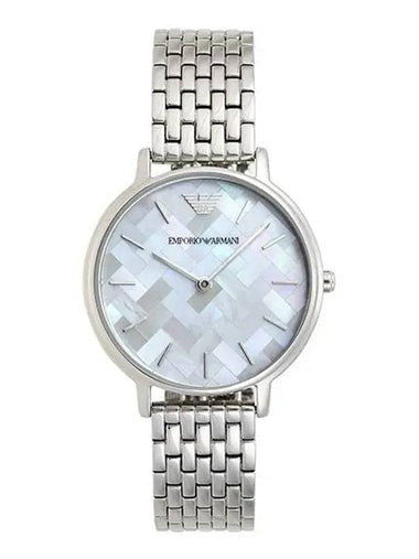 Women’s Mother Of Pearl Dial Metal Watch Silver - EMPORIO ARMANI - BALAAN 1