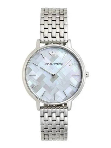 Women’s Mother Of Pearl Dial Metal Watch Silver - EMPORIO ARMANI - BALAAN 1