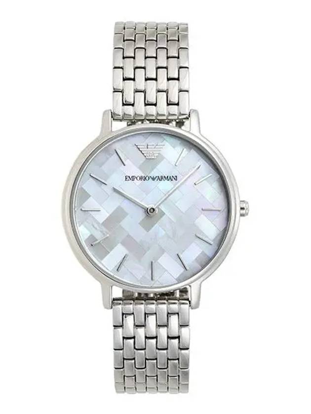 Women’s Mother Of Pearl Dial Metal Watch Silver - EMPORIO ARMANI - BALAAN 1