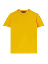 Men's Girocolo Short Sleeve T-Shirt Yellow - LORO PIANA - BALAAN 1