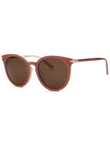 AG E108S C3 round oversized horn rimmed women s luxury sunglasses - AGATHA - BALAAN 1