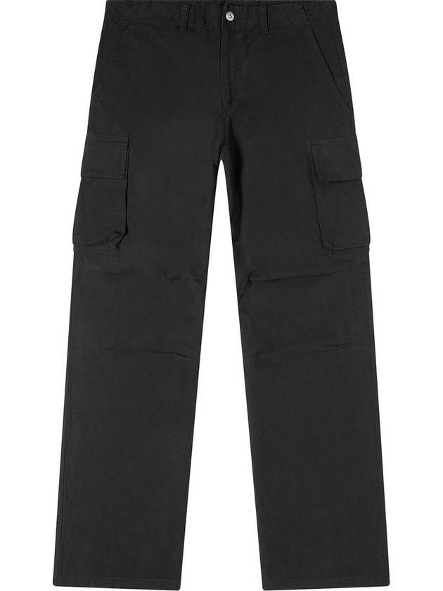 Mount Cotton Canvas Cargo Straight Pants Black - OUR LEGACY - BALAAN 1