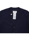 Cashmere Back Stitch Cardigan Navy - MAISON MARGIELA - BALAAN 4