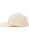 Tyron Logo Cotton Ball Cap Ecru Blue - ISABEL MARANT - BALAAN 4