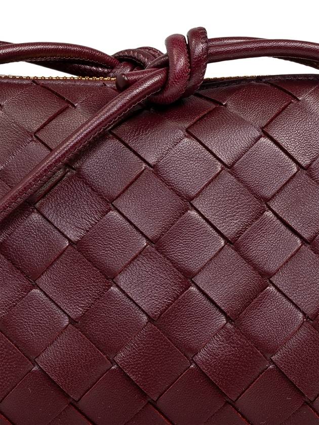 Bottega Veneta Leather Shoulder Bag, Women's, Burgundy - BOTTEGA VENETA - BALAAN 6