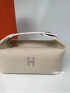 Breed a Brack Pouch Bag Ivory Naturalel Natural PM Small Travel Golf Case Canvas H104222M 01 - HERMES - BALAAN 4