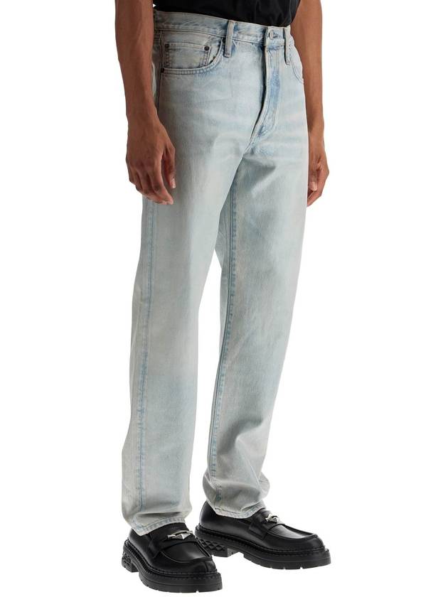 light blue straight cotton jeans model 1996 - ACNE STUDIOS - BALAAN 2