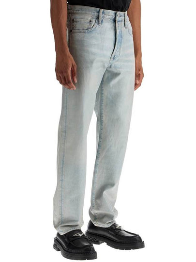 light blue straight cotton jeans model 1996 - ACNE STUDIOS - BALAAN 2