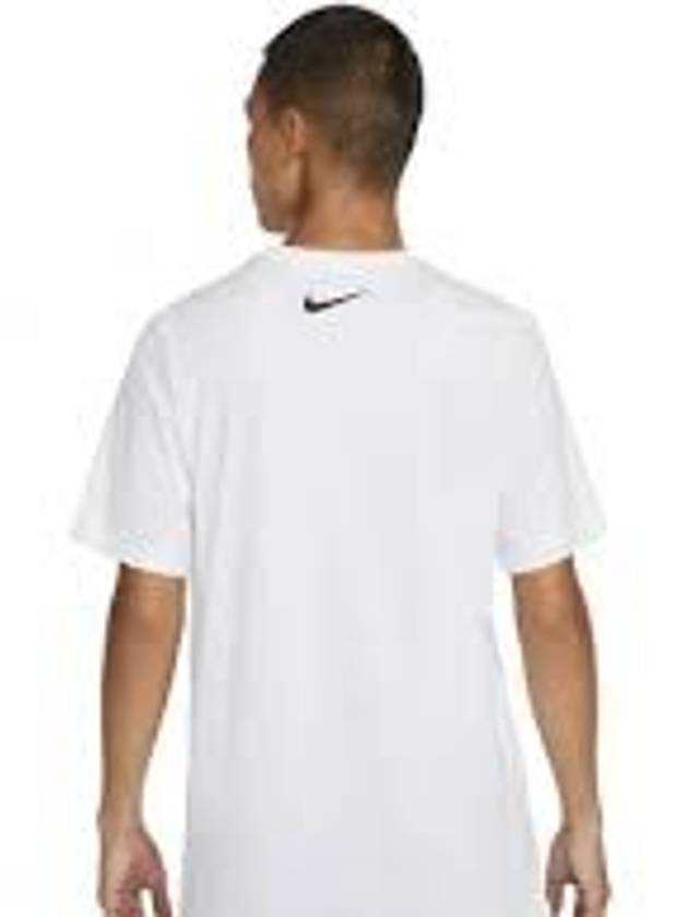 Sportswear Big Swoosh 2 Short Sleeve T-Shirt White - NIKE - BALAAN 4