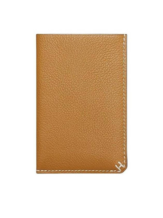 H Cellier Card Wallet Caramel - HERMES - BALAAN 2