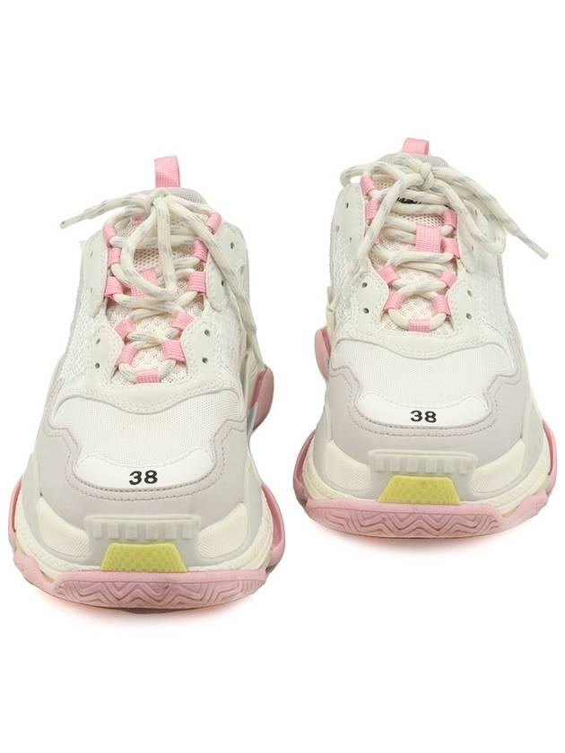 Women s Balenciaga 524039 White Light Gray Pink Multi Color Triple Sneakers 38 gt Gangbuk used luxury goods - BALENCIAGA - BALAAN 2