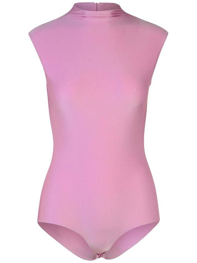 Sportmax 'Cristin' Pink Polyamide Blend Bodysuit - MAX MARA SPORTMAX - BALAAN 1