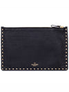 Rockstud Rolling ClutchLW2P0269VQ1 0NO Black - VALENTINO - BALAAN 3