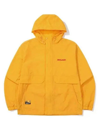 KODAK Woven Semi Overfit Hooded Jacket YELLOW - KODO - BALAAN 1