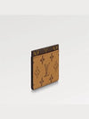 Monogram Reverse Canvas Card Wallet Brown - LOUIS VUITTON - BALAAN 3