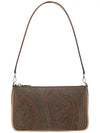 Paisley Logo Shoulder Bag Brown - ETRO - BALAAN 3